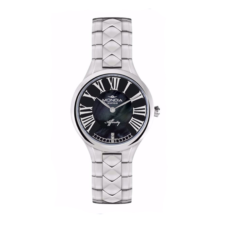 Mondia Lady Swiss Watch Affinity Black 32mm MS-210-SS-03MBK-CM