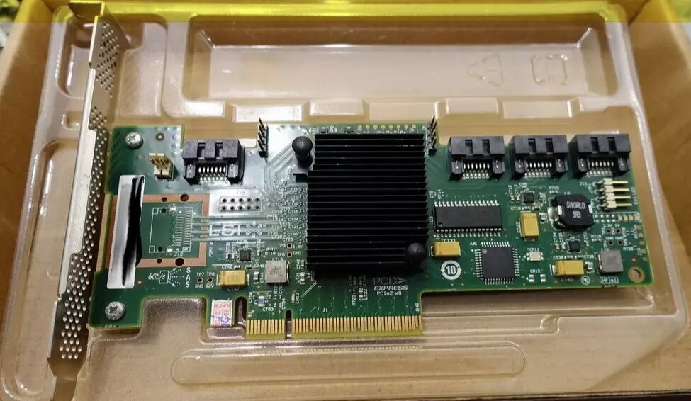 HP PCI-Express X8 LSI SAS 9212-4I 6Gbps Raid Conroller Card