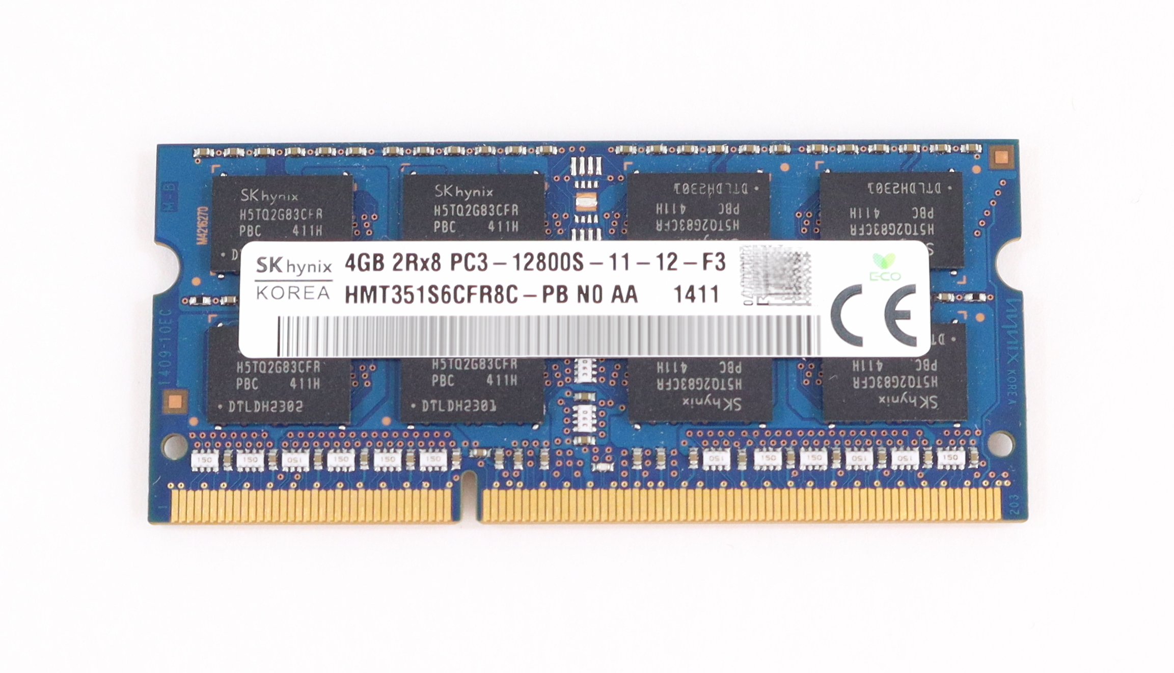 HP Hynix 4GB HMT351S6CFR8C-PB PC3-12800S DDR3-1600MHz SoDimm 656290-150