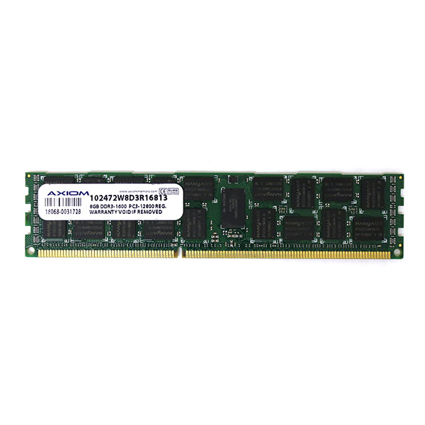 IBM AXIOM 8GB 102472W8D3R16813 PC3-12800 90Y3109 RAM