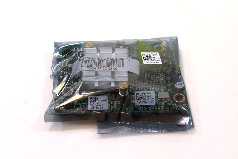 DELL Broadcom D9VTT 2X10G Bcom LOM, Riser Card, DELL D9VTT