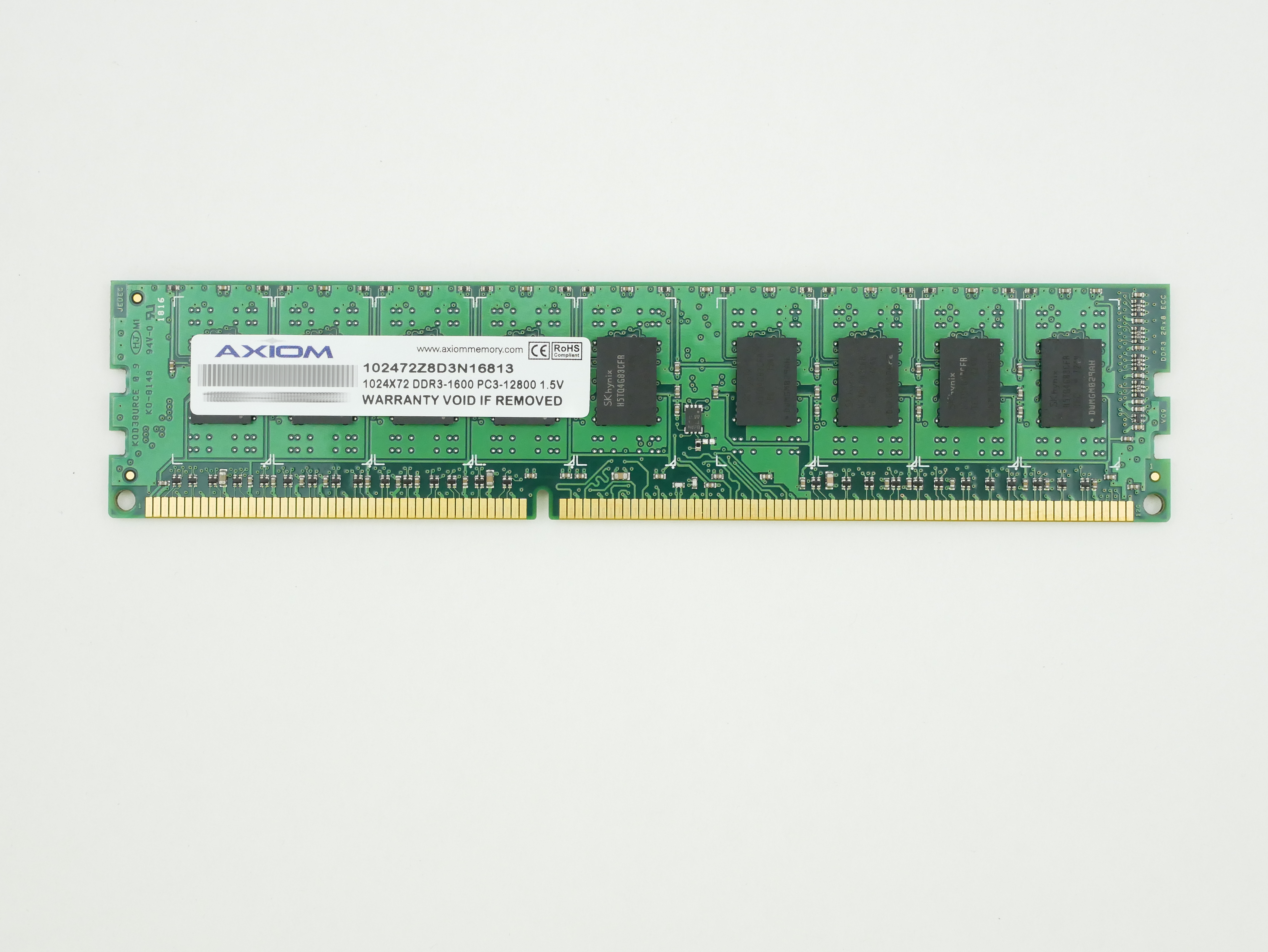 Axiom 8GB DDR3-1600 PC3-12800 1.5V 102472Z8D3N16813 - Click Image to Close