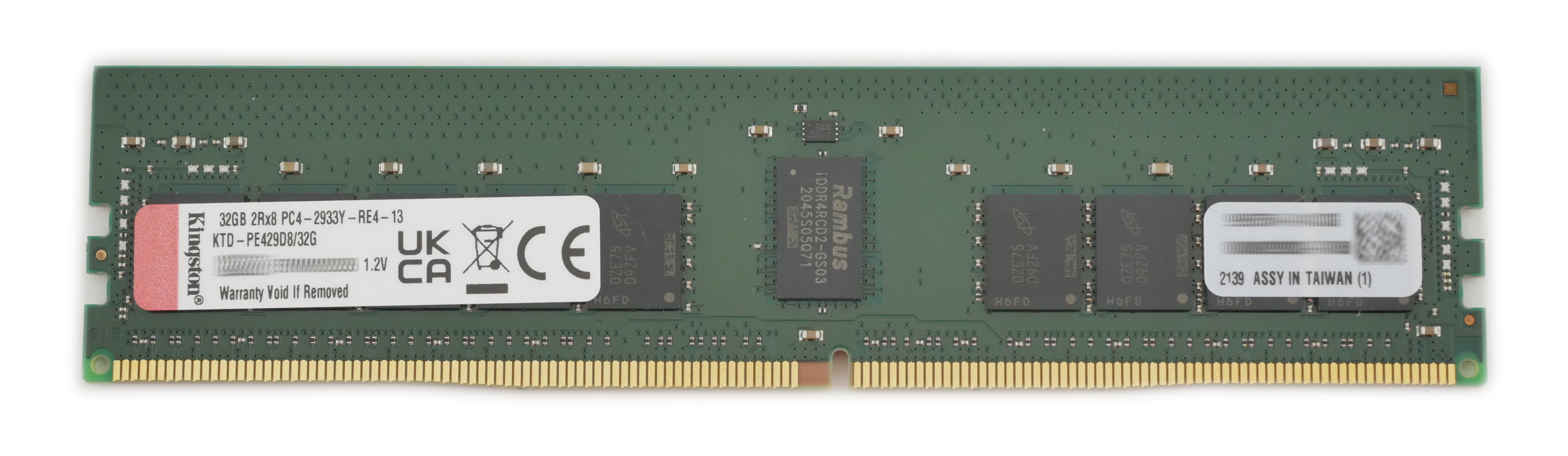 Kingston 32GB KTD-PE429D8/32G PC4-2933Y Dimm 288pin