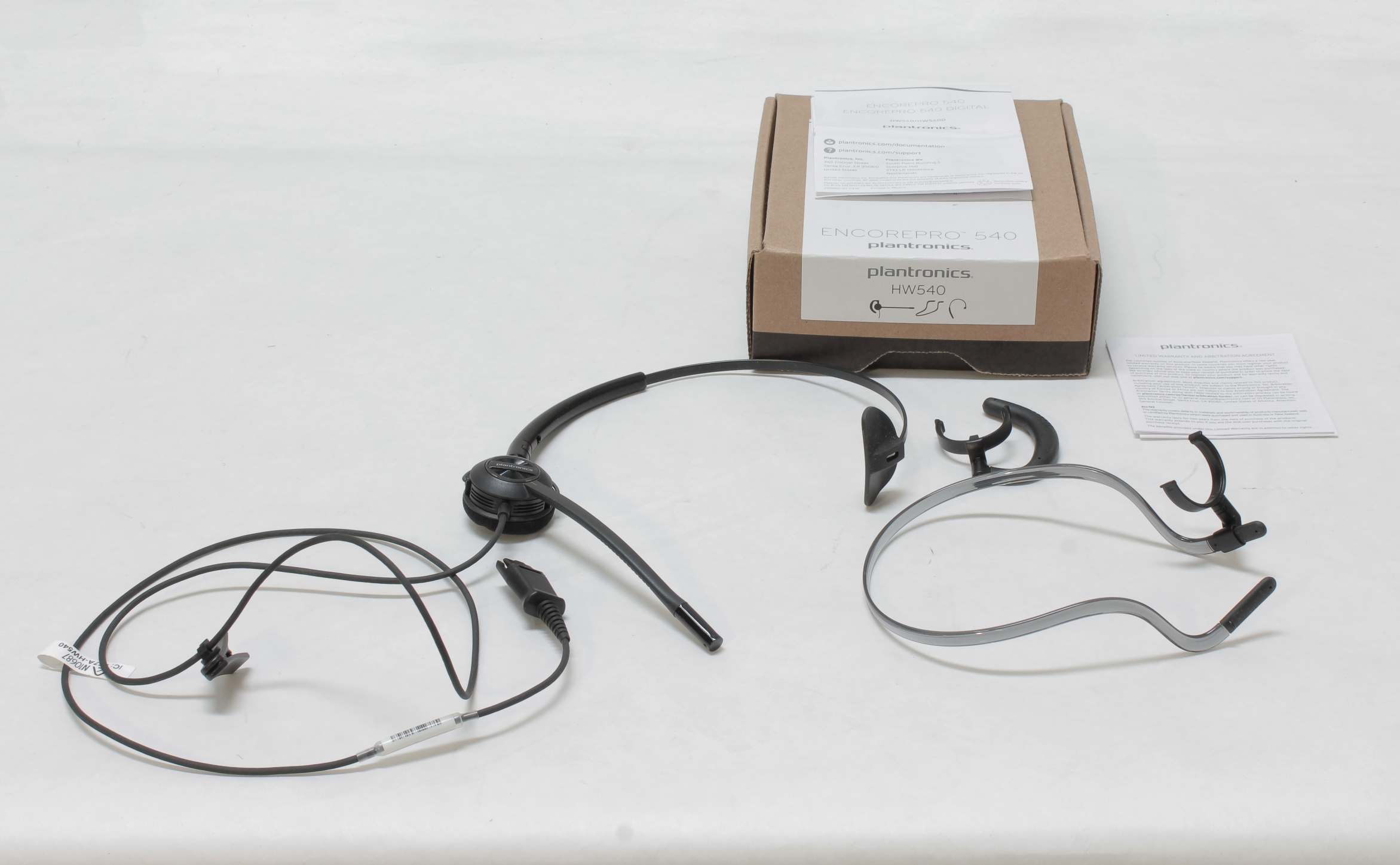 Plantronics Encorepro HW540 Convertible Wired Headset 88828-01