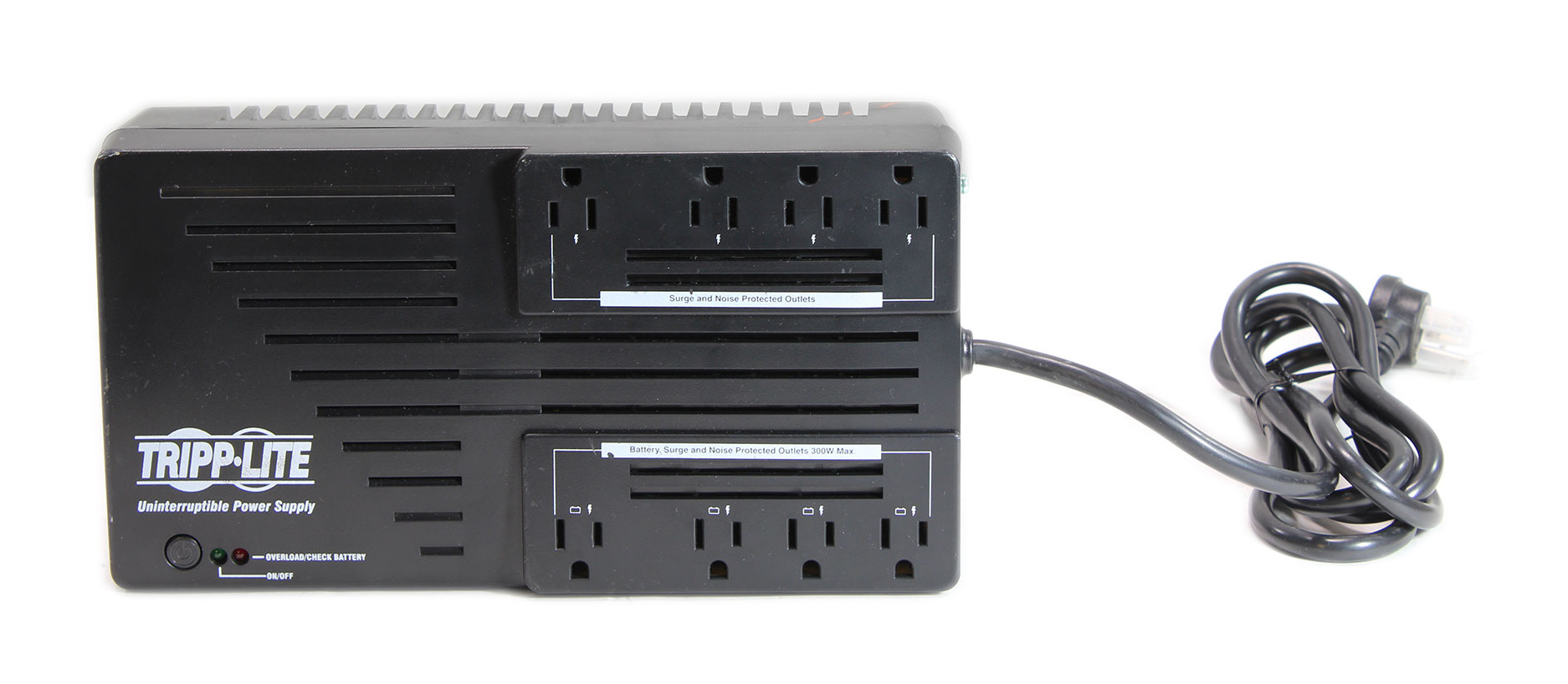 Tripp-Lite 700VA 350W Line-Interactive UPS 8 NEMA 5-15R Outlets AVR700U