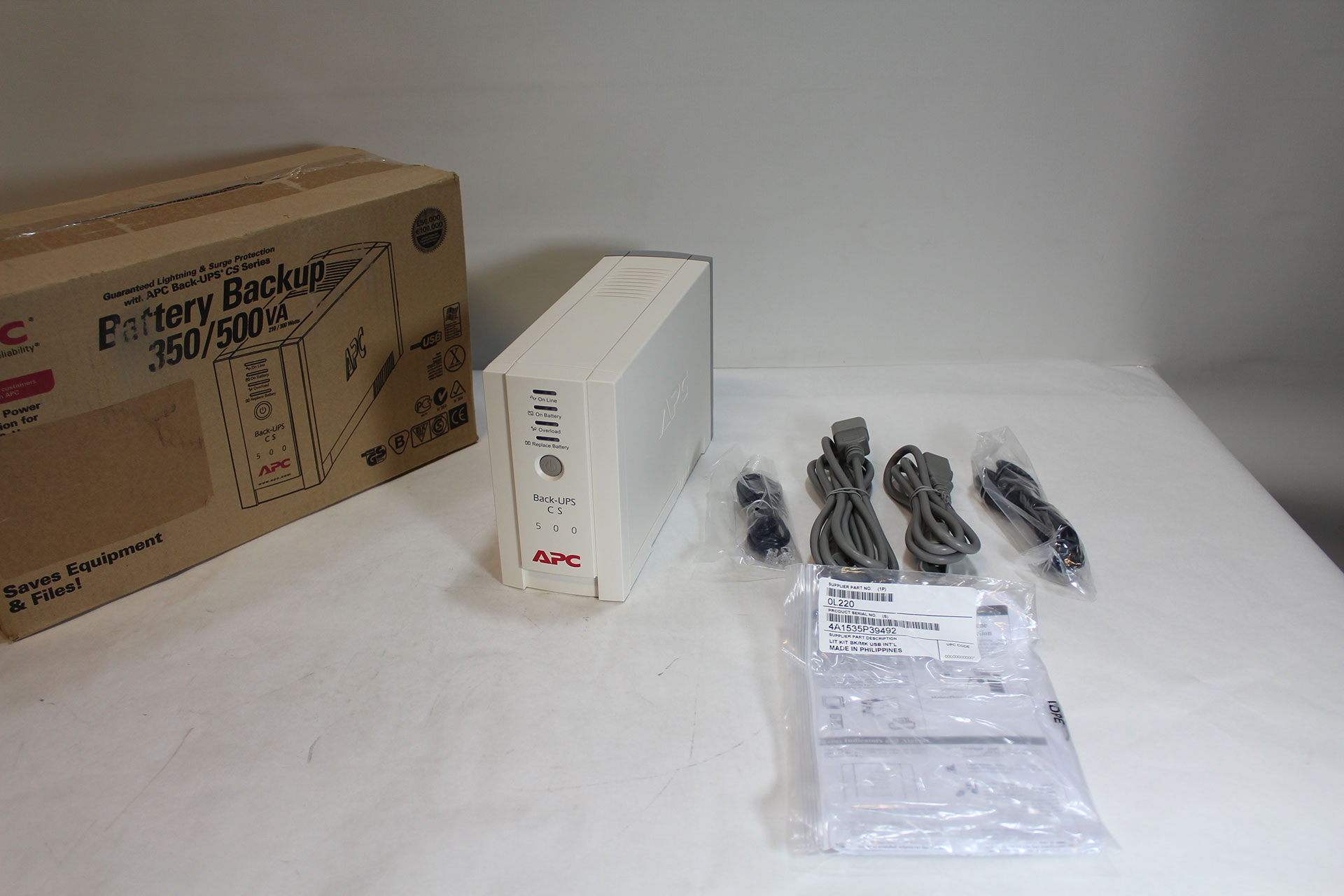 APC Back-UPS 500VA International Version (230V) BK500EI