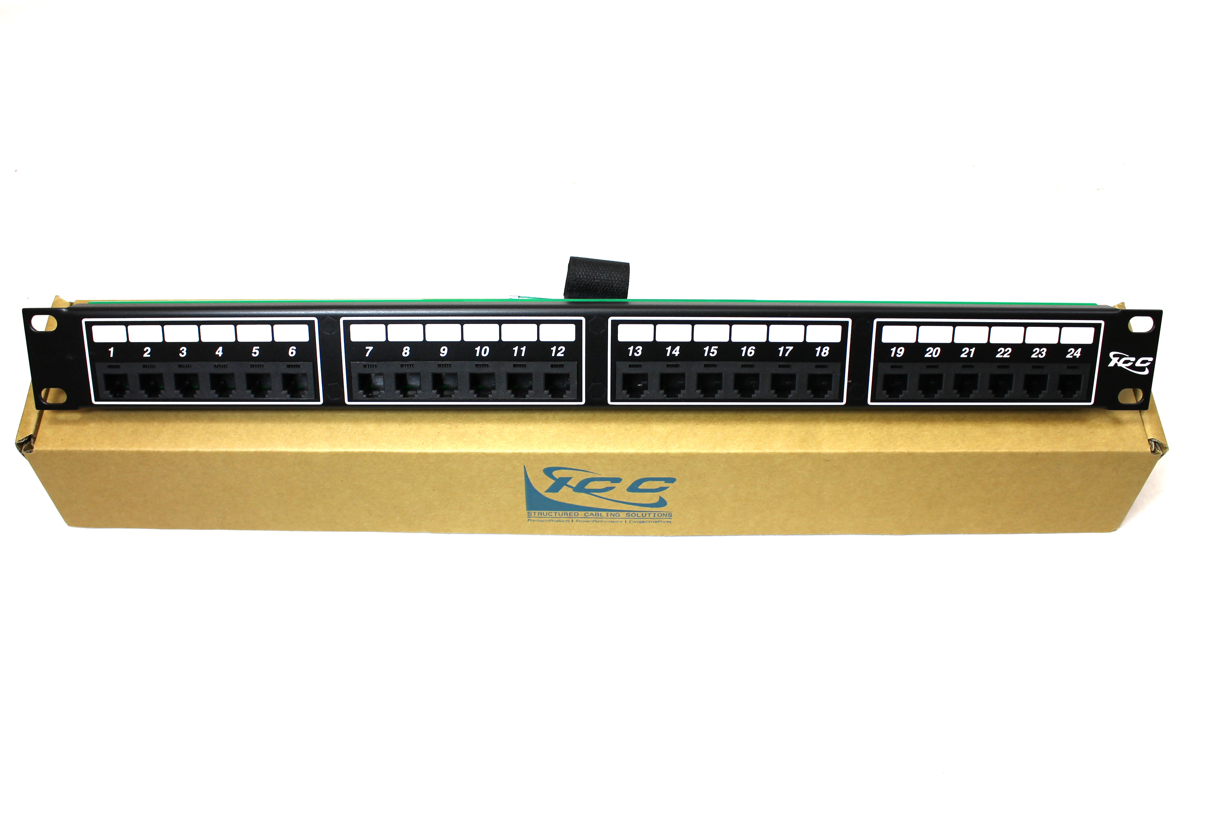 ICC ICMPP024T2 patch panel 1U 19" TELCO 6P2C 24 PORTS 1 RMS