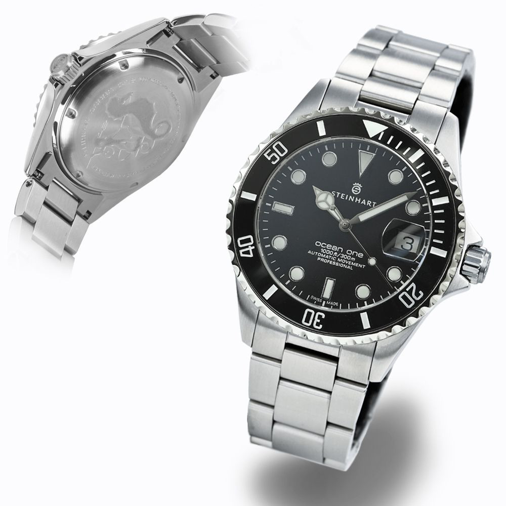 Steinhart Ocean 1 Black Ceramic Diver Watch 42mm 103-1079