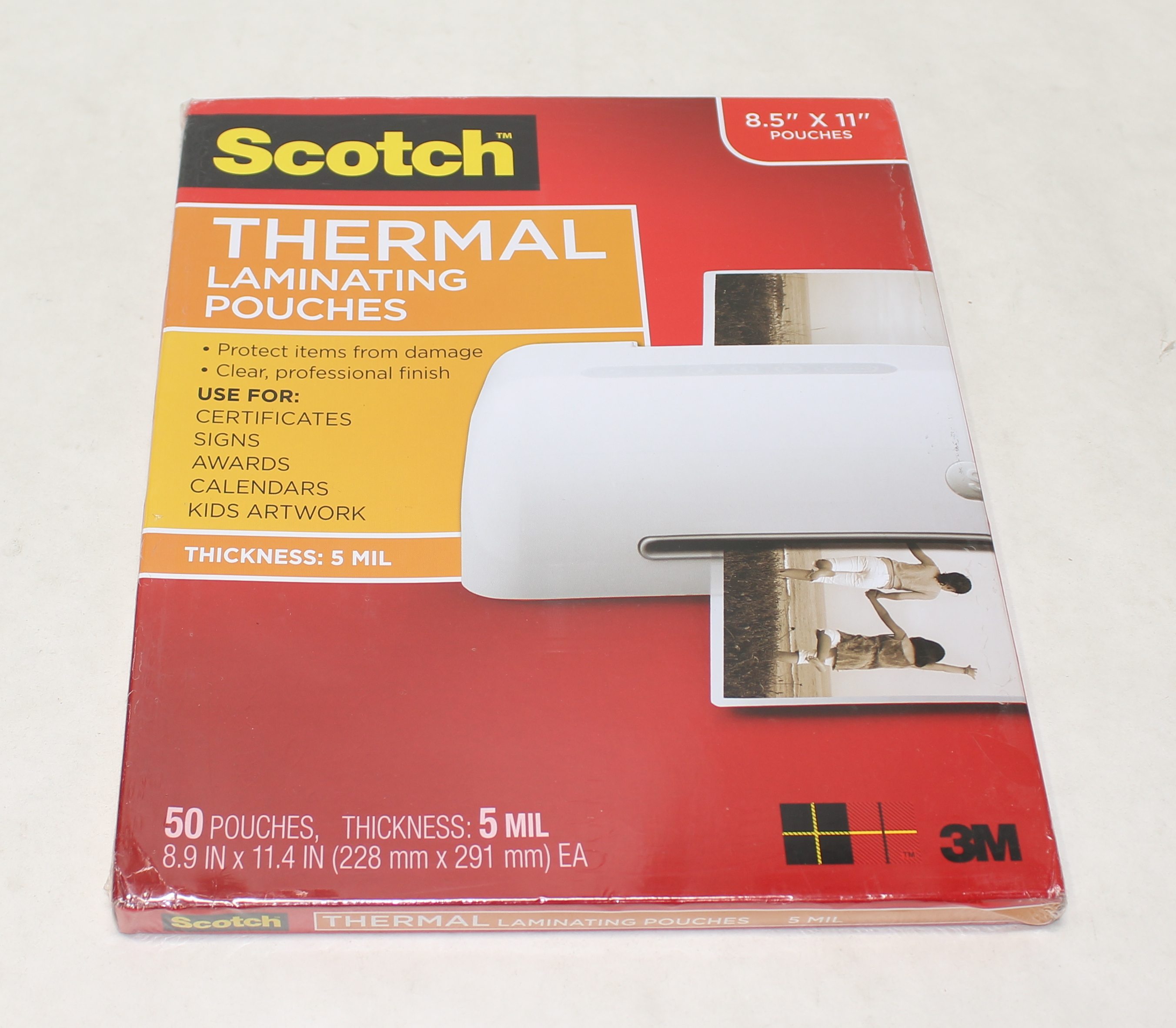 Scotch TP5854-50 Thermal Laminating Pouches 8.9"x11.4" (50 Pack)