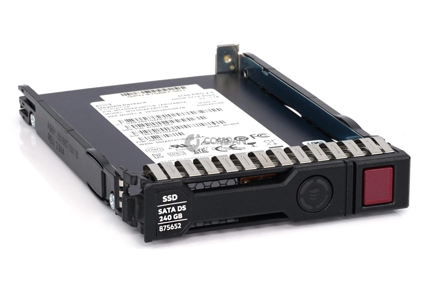 HP 240Gb 5100 Pro MTFDDATCB PN: MTFDDATCB-1AR16ABYY SSD 2.5" SATA 6Gb/s PN: 876596-001