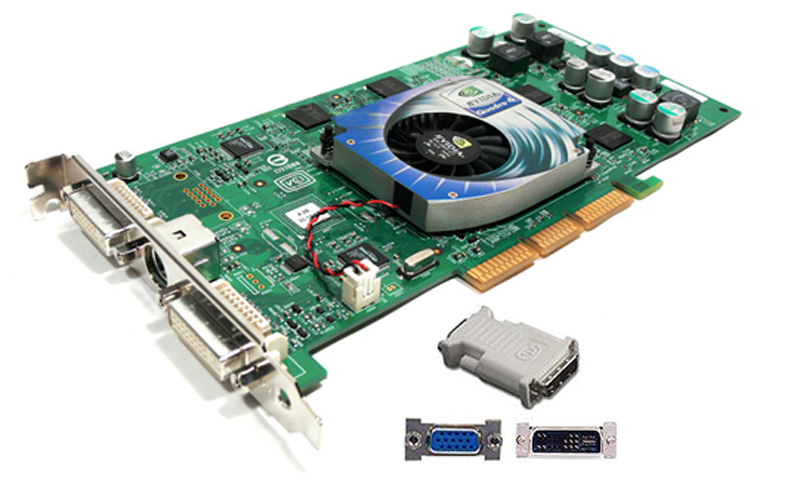 DELL 900XGL nVidia Quadro4 128MB F1057 Graphics Card