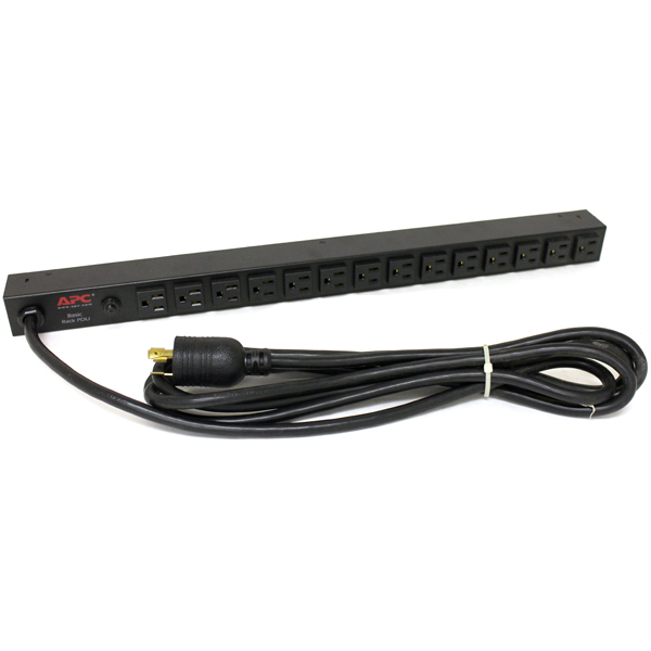 APC AP9551 Basic Rack PDU 0U 20A 120V 14-Outs 5-15R Scratched