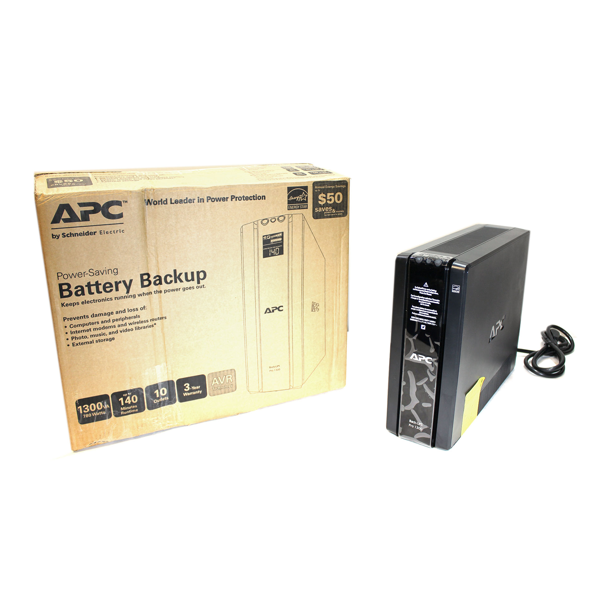 Schneider APC Power-Saving Back-UPS Pro 1300 BR1300G