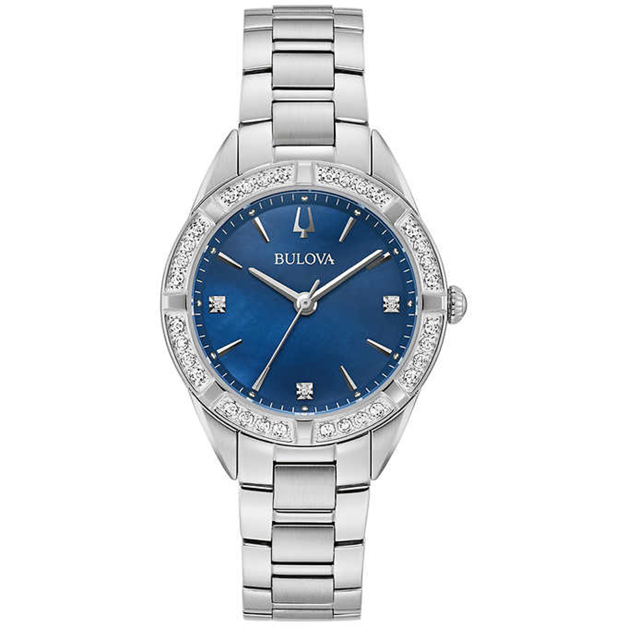 Bulova Sutton Stainless Steel Ladies Watch 33mm 96R243