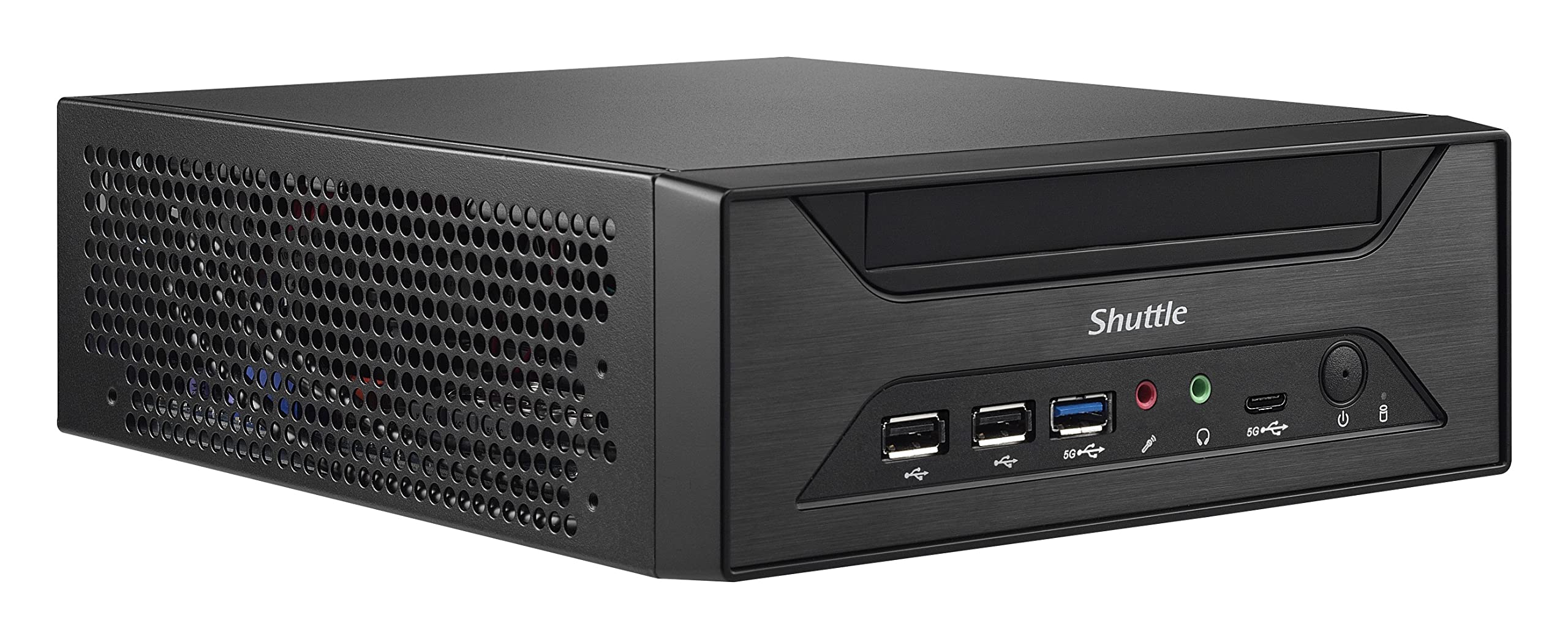 Shuttle XPC Slim XH510G2 Mini Barebone PC Intel H510 Support 65W Rocket Lake-S/Cometlake-S LGA1200 CPU, PCI-E Slots X16 No Ram N