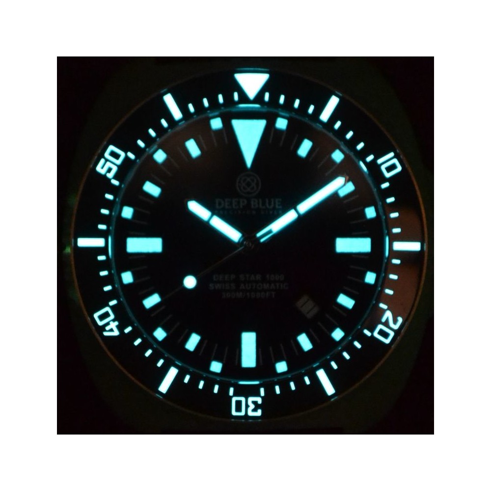 Deep Blue Deep Star 1000 Expedition 45mm Automatic Diver Men's Watch WR300