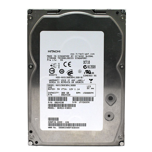 Hitachi 300GB DKR2J-K30SS HUS156030VLS600 SAS 0B24530 HDD