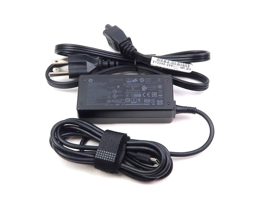 Genuine HP USB C 3A 45W AC Adapter L42206-002, L43407-001 for Chromebooks PA-1450-33HS