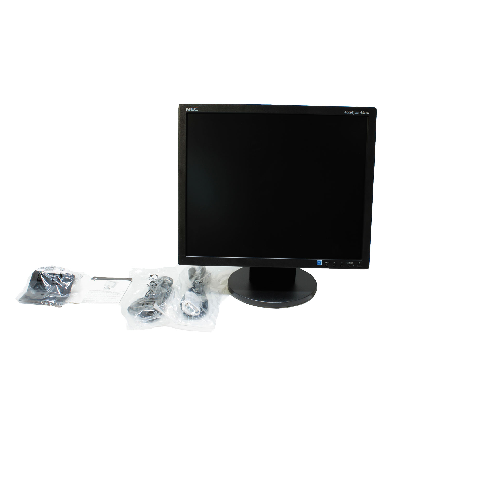 NEC AccuSync AS193i-BK 19 IPS LED-Backlit LCD Monitor 5:4