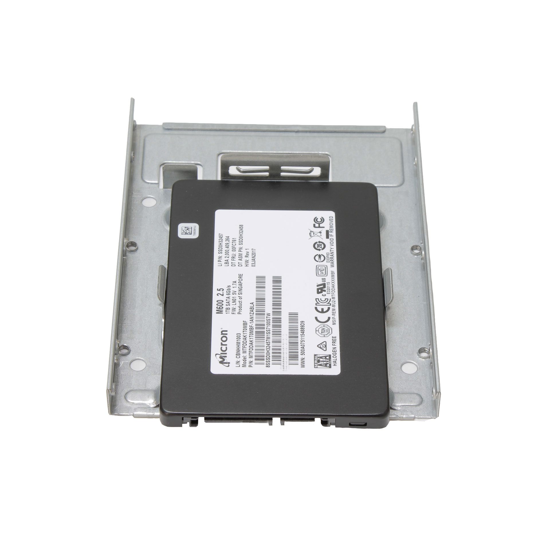 Micron MTFDDAK1T0MBF-1AN1ZABLA M600 1TB SSD 00FC761 CBNHHM1003