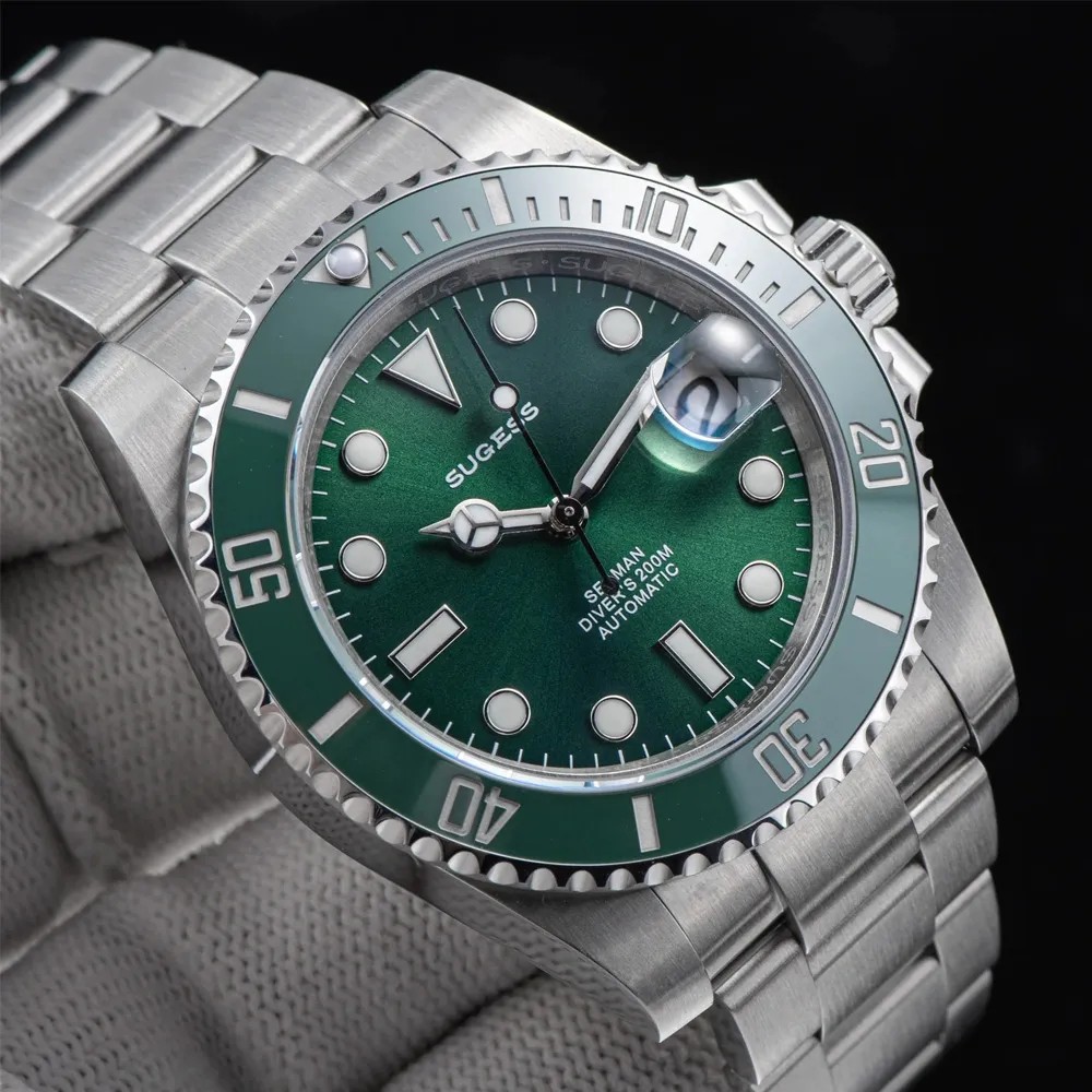 Sugess Sub Hulk Homage 40mm Automatic Seiko NH35A WR200 Men's Diver Watch