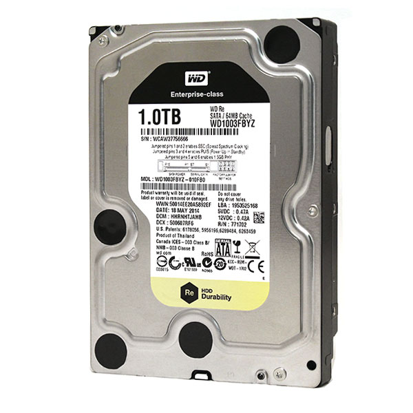 WD 1TB WD1003FBYZ-010FB0 7200 RPM 64MB SATA 6.0GB/S 3.5" HDD