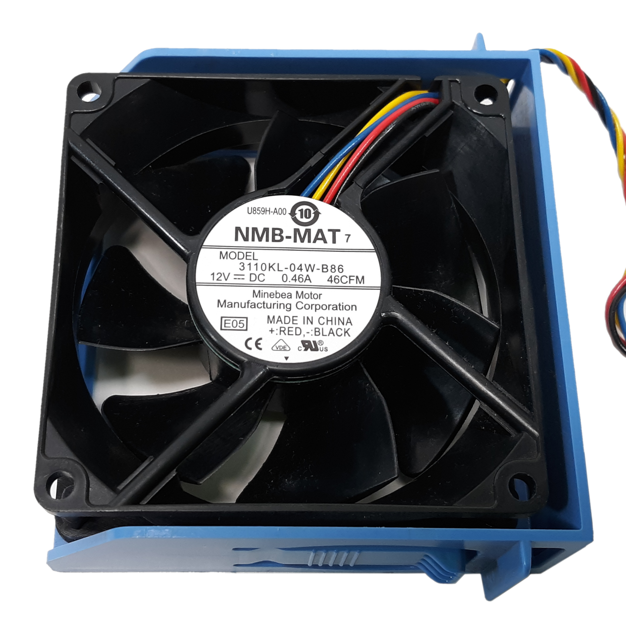 NMB-MAT 3110KL Fan 80x80mm 12V for Dell T7500 3110KL-04W-B86