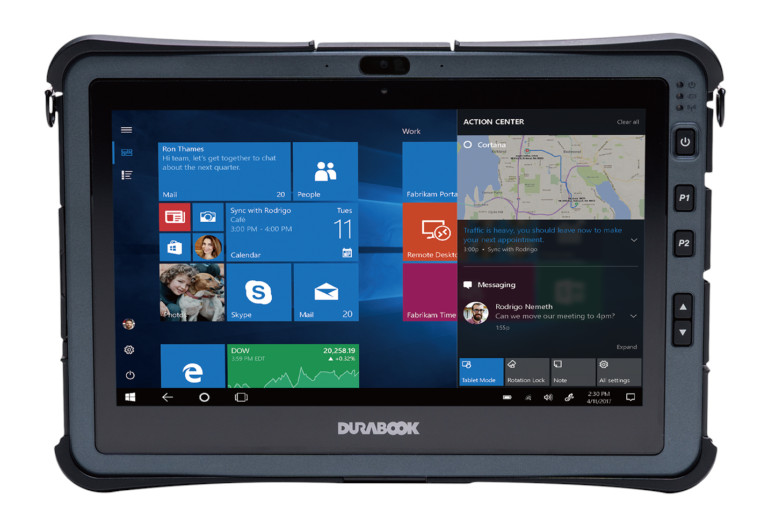 Durabook U11 Field Rugged Tablet 11.6" Touch Core i5-10210Y RAM 8GB SSD 128GB Win10 GPS + 4G LTE U1D1A1DEABXX