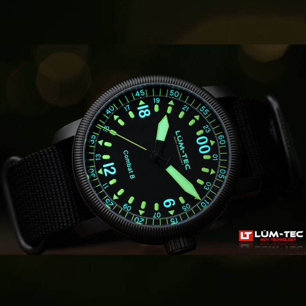 Lum-Tec Combat B49 24H 43mm Swiss Quartz Military Men's Watch WR200m LTB49